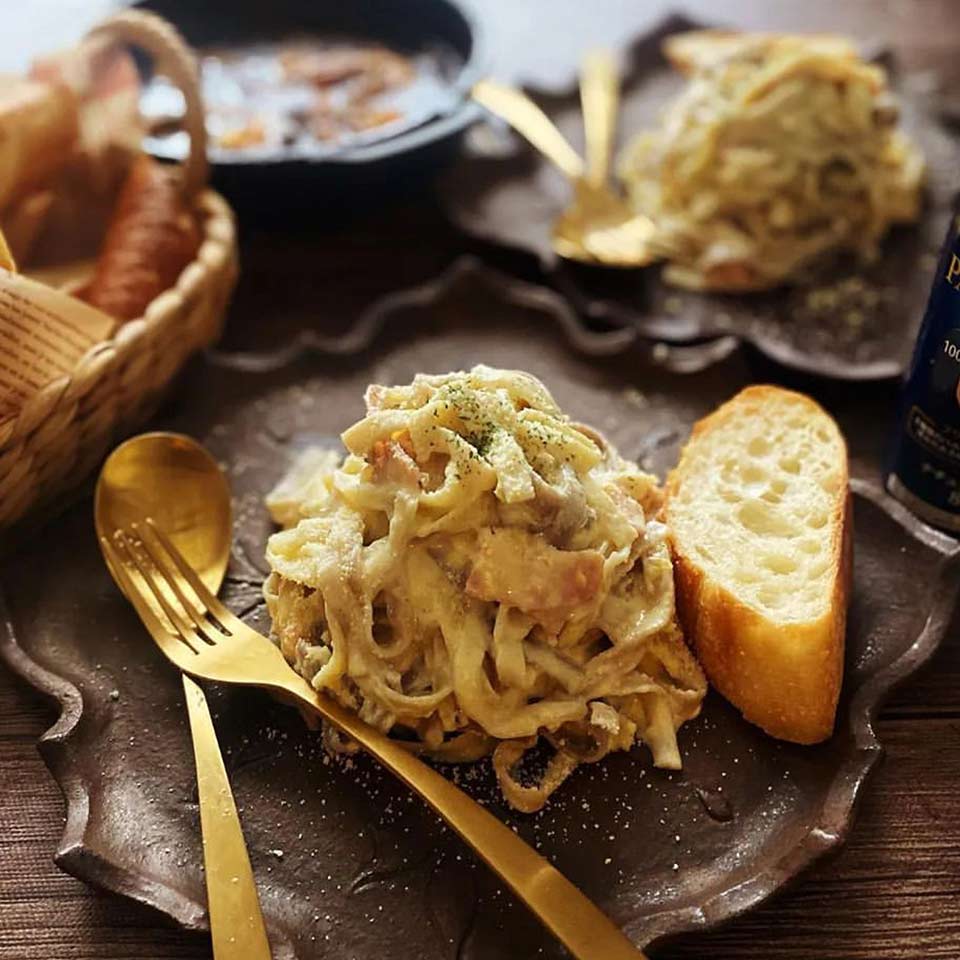 雑穀パスタ調理イメージ