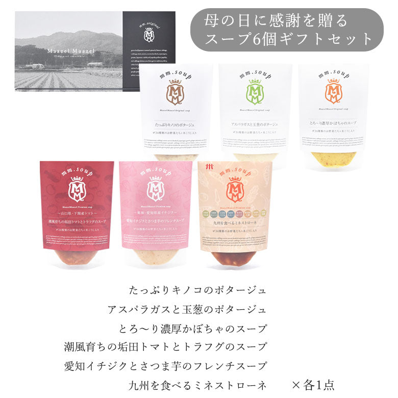 【母の日ギフト】6個スープギフトセット《早割特典:送料無料》