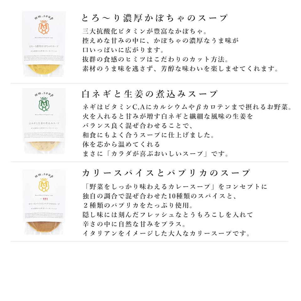 レギュラースープの説明