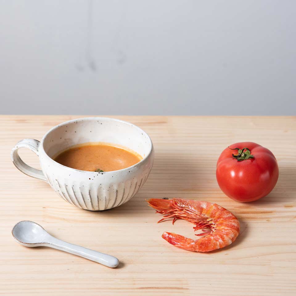 エビとトマトの濃厚スープ